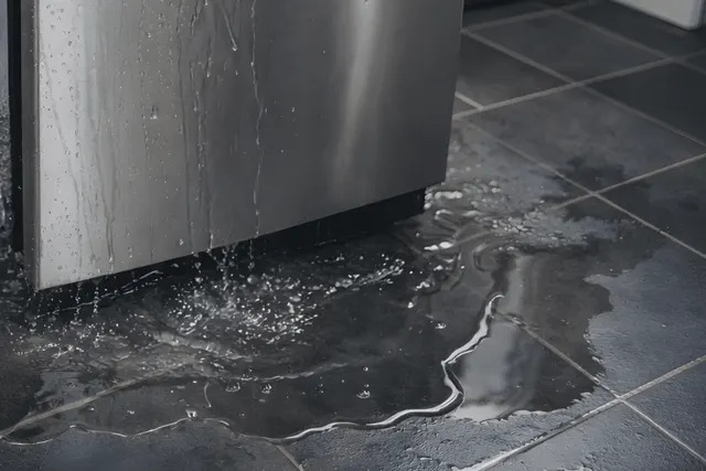 dishwasher is leaking a lot