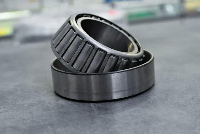 Worn motor bearing similar to those that cause grinding oven fan noise